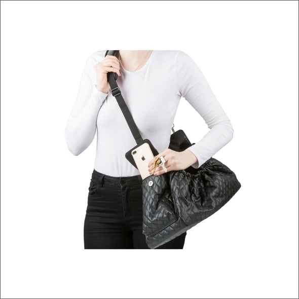 Gigi Sling - Black Quilted - Pouches & Slings