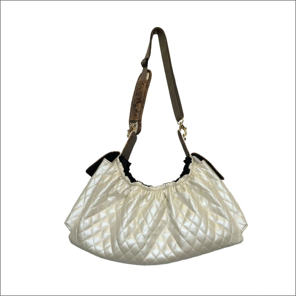 Gigi Sling - Ivory Quilted - Pouches & Slings