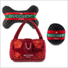 Gucchewi Red Floral Purse by Dog Diggin Designs - Designer 