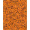 Halloween Orange Spider Web Dog Bandana