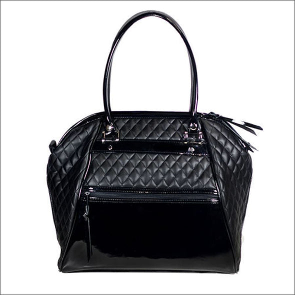 Haylee - Black Quilted Luxe - Totes & Bags