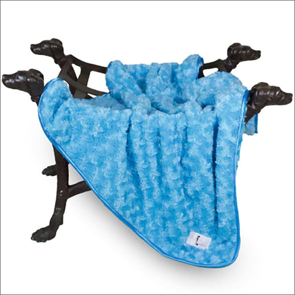 Hello Doggie Rosebud Dog Blanket: Turquoise,Hello Doggie Rosebud Dog Blanket: Turquoise, dog blanket,puppy blanket,pet blanket,dog blankets,puppy blankets,pet blankets,designer dog blankets,fur dog blankets,dog fur blankets,Hello Doggie blanket, Hello Doggie Pet Blanket, Hello Doggie, Luxury pet blanket, cuddle cups blankets,puppy blankets,soft blankets,fleece blanket,faux fur blankets,