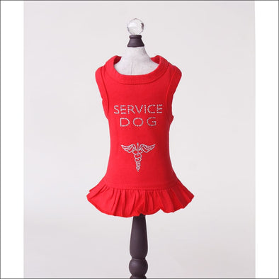 Hello Doggie Service Dog Dress,Service Dog Dress,Hello Doggie,red dog,puppy dress,dog dress,designer dog,dog fashion,cute dog clothes,dog dresses,dress up dog,dog dress,designer dog clothes,small dog dress,small pet dresses,yuppy puppy,puppy clothes, service dog