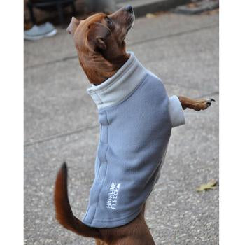 Doggie Design Highline Fleece Coat TWO TONE GRAY