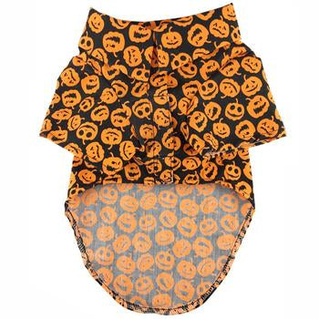 NEW- Holiday Camp Dog Shirts Halloween Jack-O-Lanterns