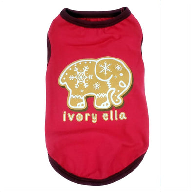 Ivory Ella Snowflake Elephant Dog Tank