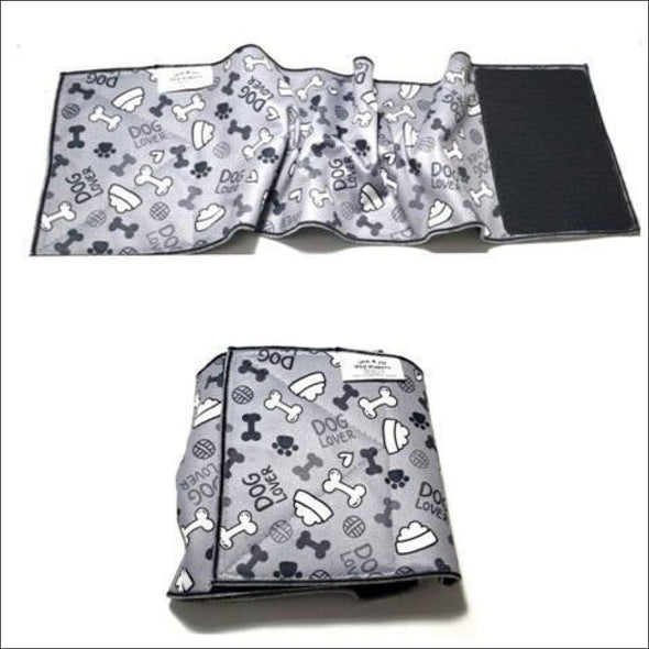 Jack & Jill Male Belly Band –Bones & Bowls Grey Style #1 - 