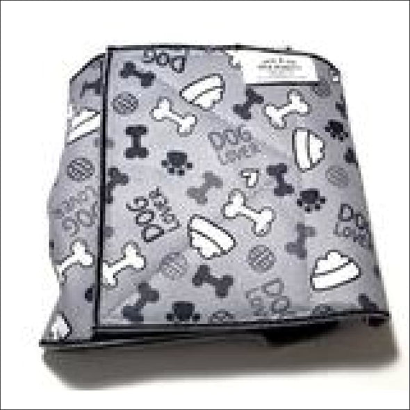 Jack & Jill Male Belly Band –Bones & Bowls Grey Style #1 - 