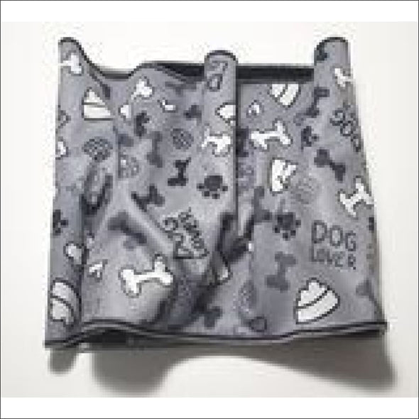 Jack & Jill Male Belly Band –Bones & Bowls Grey Style #1 - 