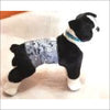 Jack & Jill Male Belly Band –Bones & Bowls Grey Style #1 - 