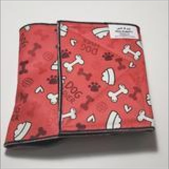 Jack & Jill Male Belly Band –Bones & Bowls Red Style #1 - 