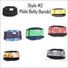 Jack & Jill Male Belly Band – Tie Dye Brown Style #2 - Dog 