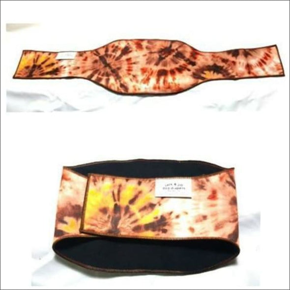 Jack & Jill Male Belly Band – Tie Dye Brown Style #2 - Dog 