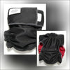 Jack and Jill Reusable Female Dog Diaper - Black - Dog 