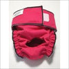 Jack and Jill Reusable Female Dog Diaper -Magenta - Dog 