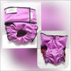 Jack and Jill Reusable Female Dog Diaper -Violet - Dog 