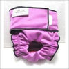 Jack and Jill Reusable Female Dog Diaper -Violet - Dog 