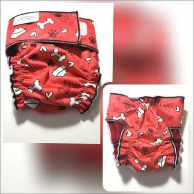 Jack and Jill Reusable Dog Diaper Without Tail Opening- 