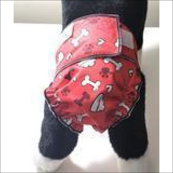 Jack and Jill Reusable Dog Diaper Without Tail Opening- 