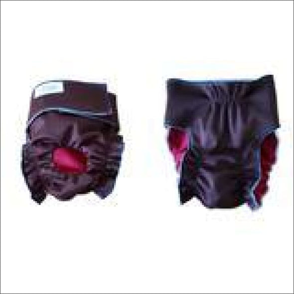 Jack and Jill Tie Dye Reusable Female Dog Diaper-Chocolate 