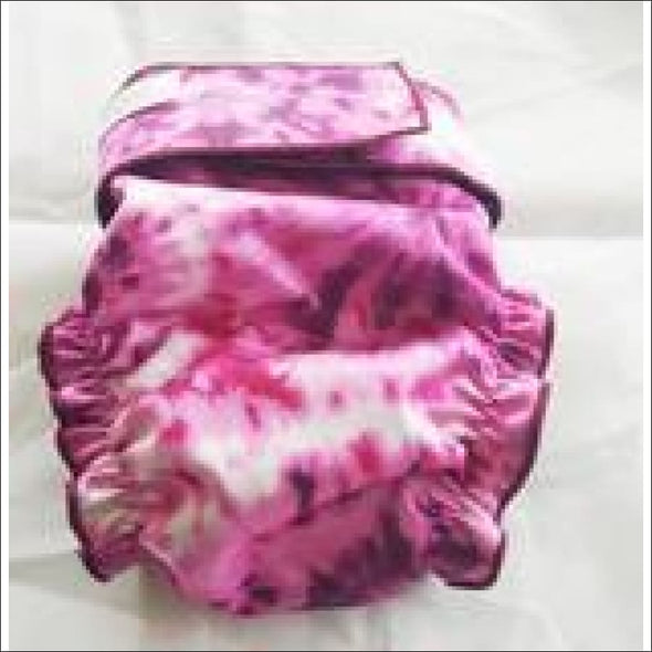 Tie Dye Jack and Jill Reusable Dog Diaper Without Tail 
