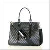 JL Duffel Black Quilted Luxe - Totes & Bags