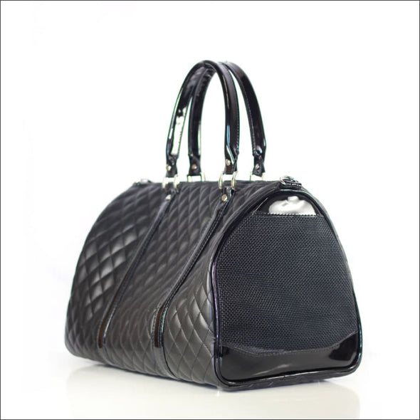 JL Duffel Black Quilted Luxe - Totes & Bags