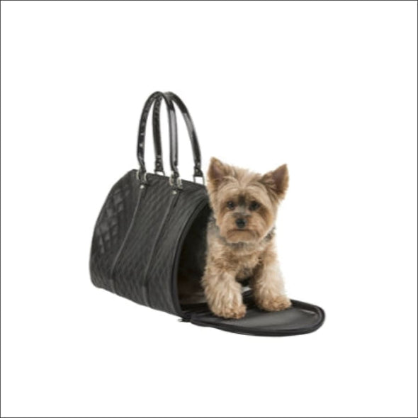 JL Duffel Black Quilted Luxe - Totes & Bags