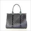 JL Duffel Black Quilted Luxe - Totes & Bags