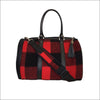 JL Duffel - Red Buffalo Plaid - Totes & Bags