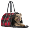 JL Duffel - Red Buffalo Plaid - Totes & Bags