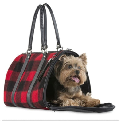 JL Duffel - Red Buffalo Plaid - Totes & Bags