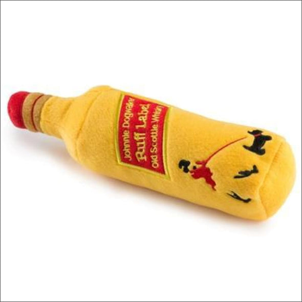 Johnnie Dogwalker Ruff Label Scottie Whisky Dog Toy