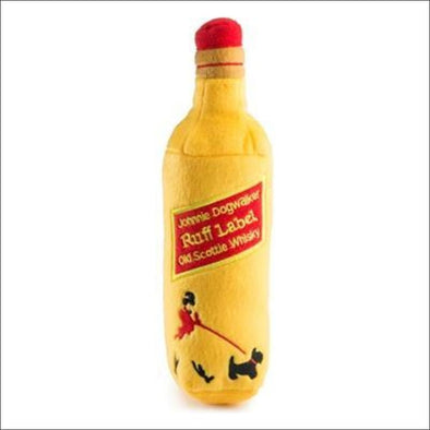 Johnnie Dogwalker Ruff Label Scottie Whisky Dog Toy