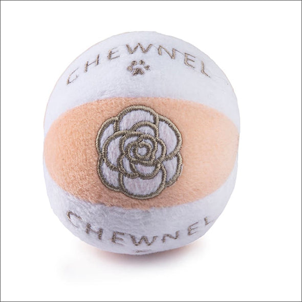 Yuppy Puppy Boutique Koko Chewnel Blush Ball Dog Toy By