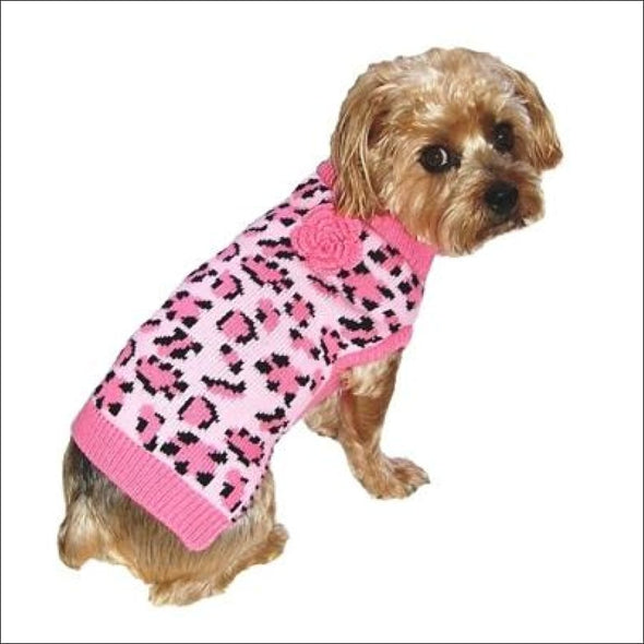 Lovin’ Leopard - Pink Dog Sweater*