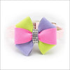 Madison Bow Collar - 5.5-7 Teacup / Puppy Pink - Collars