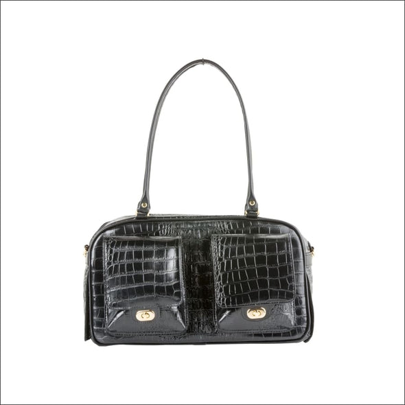 Marlee - Black Croco - Totes & Bags