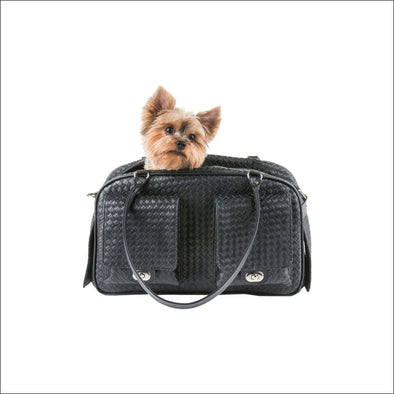 Marlee - Black Woven - Totes & Bags