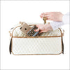 Marlee - Ivory Quilted With Snake - Totes & Bags