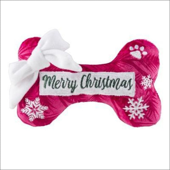 Merry Christmas Puppermint Bone Dog Toy