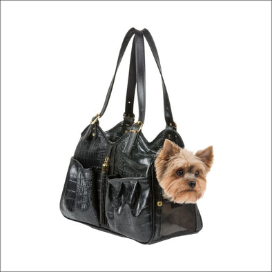 Metro - Black Croco with Tassel - Totes & Bags