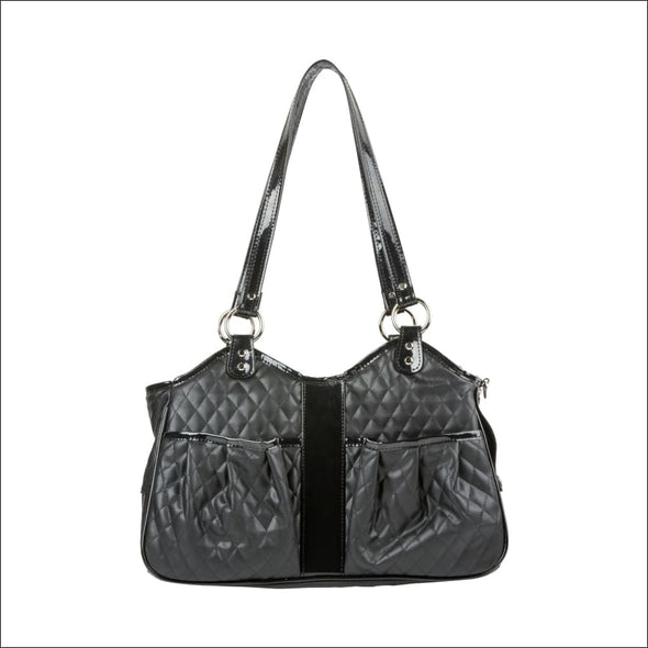 Metro Black Quilted Luxe Metro - Totes & Bags