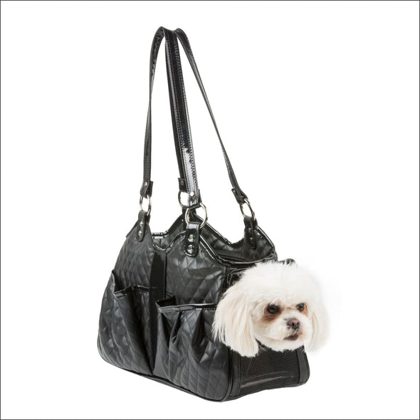 Metro Black Quilted Luxe Metro - Totes & Bags