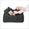 Metro Black Quilted Luxe Metro - Totes & Bags