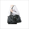 Metro - Black Woven with Tassel - Totes & Bags