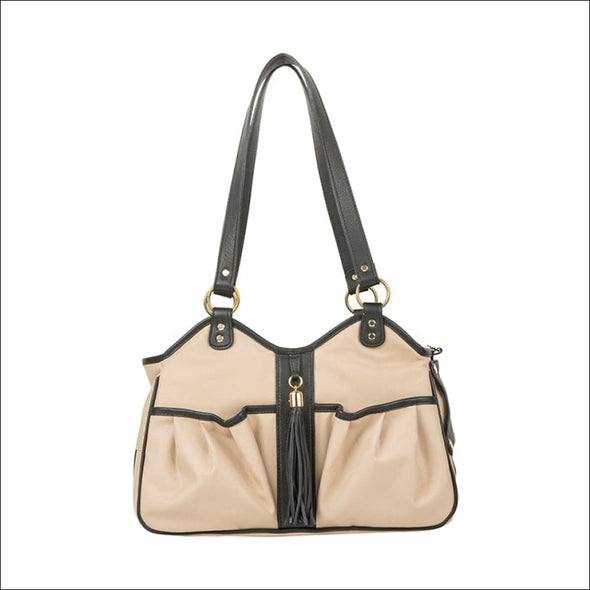 Metro Khaki Metro Couture w/ Black Leather Trim & Tassel - 