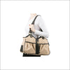 Metro Khaki Metro Couture w/ Black Leather Trim & Tassel - 