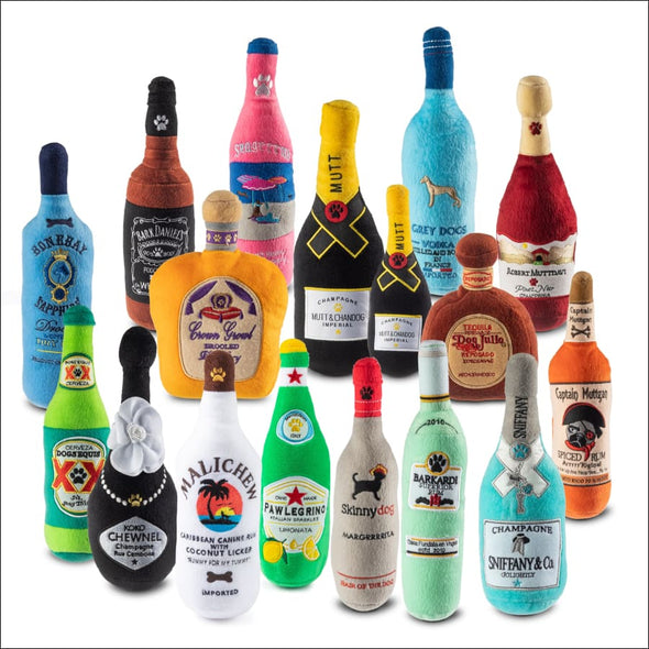 Mutt & Chandog Imperial Champagne Dog Toy By Dog Diggin 