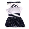 NEW-Doggie Design Nautical Dress Dress w/ Leash & D-Ring